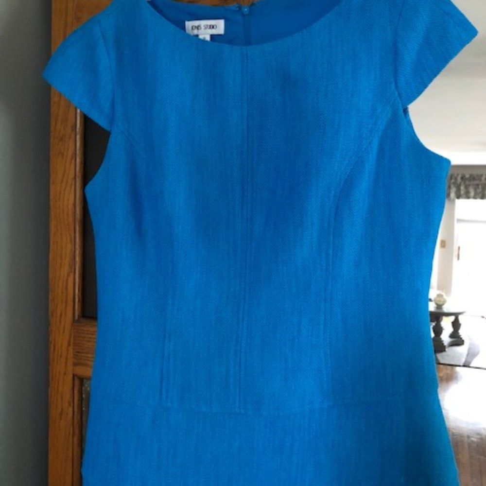 A line dress by Jones Studio.
